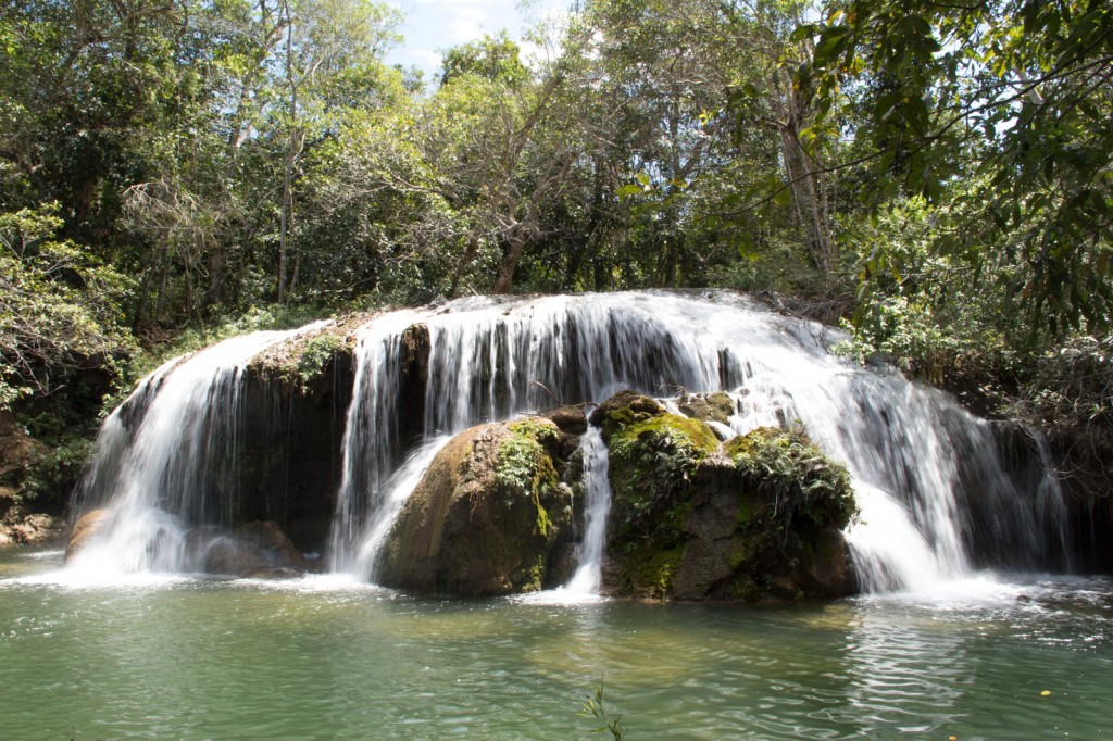 As cachoeiras da Estância Mimosa